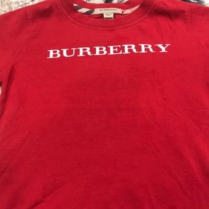 Boys Burberry Short Sleeve Shirt (4T)